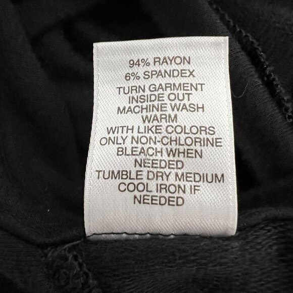 Half Moon by Modern Movement Womens Black Long Sleeve Cut Out Back Shirt Large - Picture 9 of 9